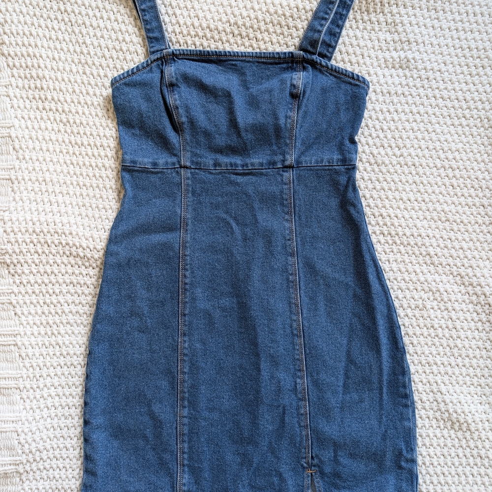 Hollister Blue Denim Mini Dress